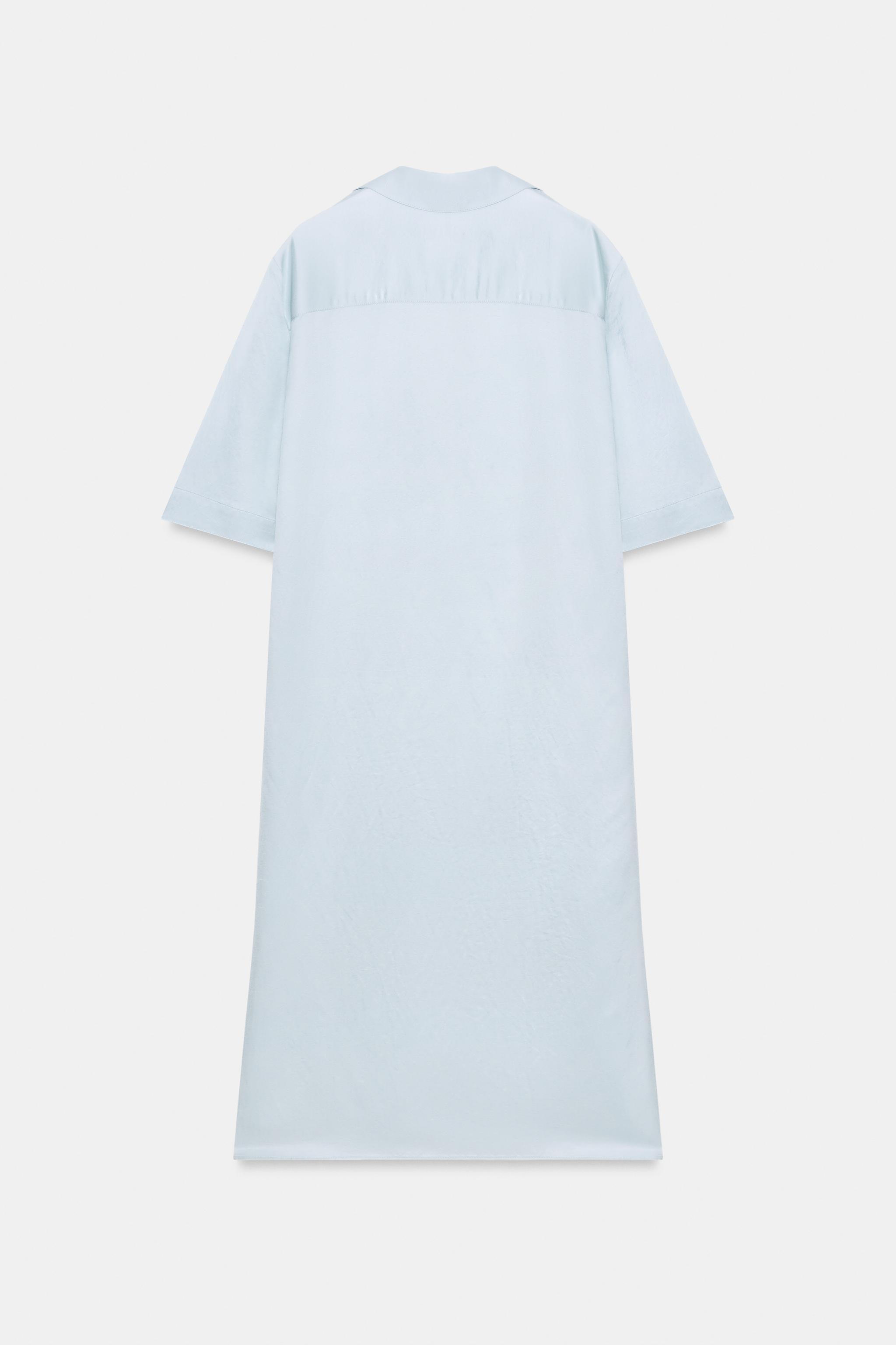 LINEN BLEND TUNIC SHIRT ZW COLLECTION